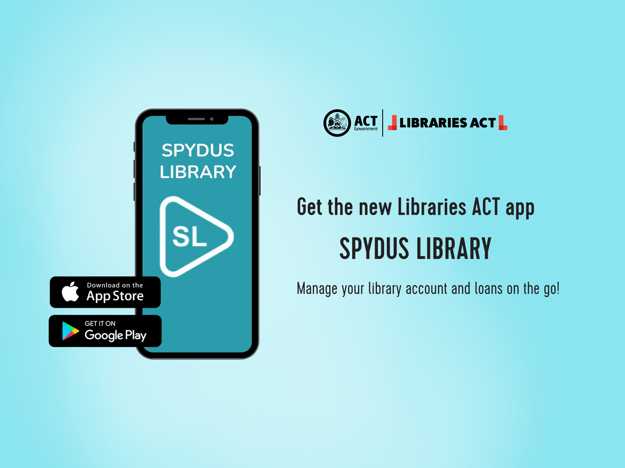 Libraries ACT app Spydus Library