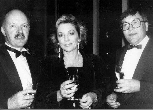 John Haslem, Ita Buttrose and Jim Service at the Canberra launch of an appeal for funds for the Australian National Gallery